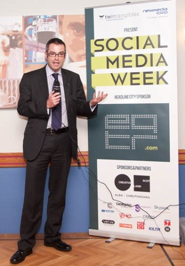 Brian Inkster talks at Social Media Week